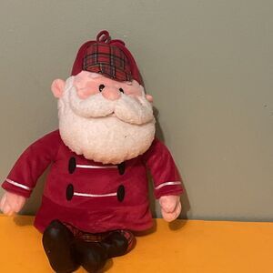 Vintage Stuffins Large 12" Santa Stuffed Plush 1999 Rudolph Christmas